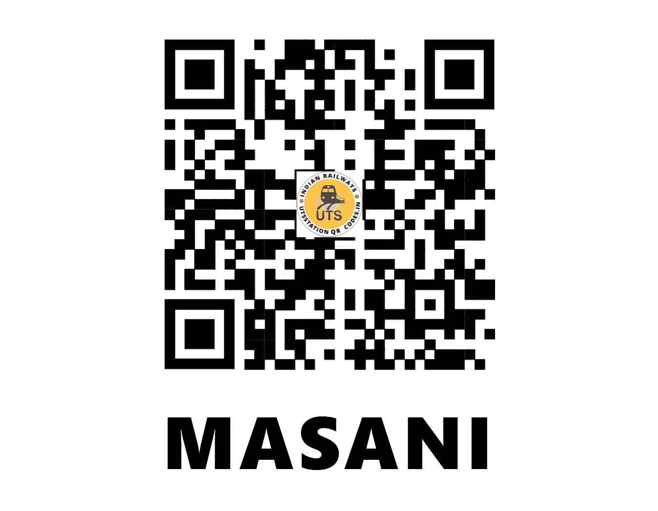 UTS QR Code for MASANI - MSE (NC - UTTAR PRADESH)